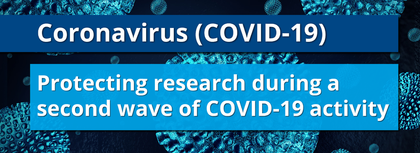 CSO Statement on guidance to protect research during a second wave of COVID-19 activity